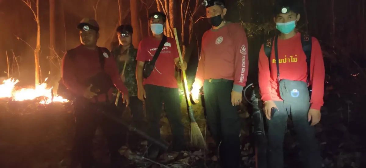 แม่ฮ่องสอน ยังลักลอบจุดไฟป่าถึง 71 จุด ส่งผลให้ค่า PM2.5 สูง