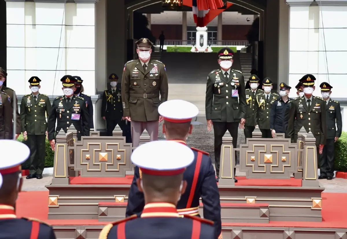 ผบ.ทบ. ต้อนรับ ผบ.กองกำลังทางบกสหรัฐฯ ภาคพื้นแปซิฟิก สานสัมพันธ์งานมั่นคง