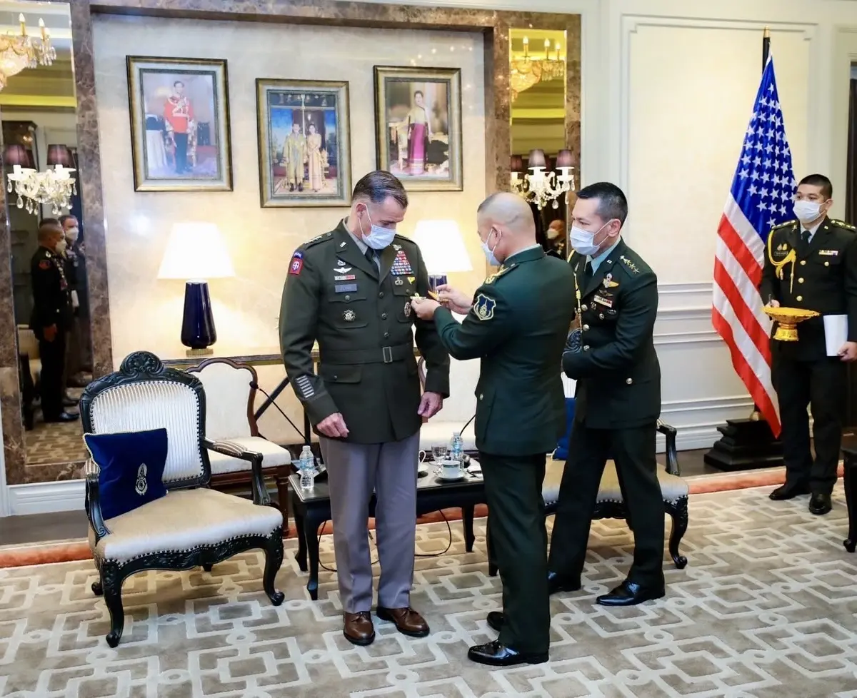 ผบ.ทบ. ต้อนรับ ผบ.กองกำลังทางบกสหรัฐฯ ภาคพื้นแปซิฟิก สานสัมพันธ์งานมั่นคง