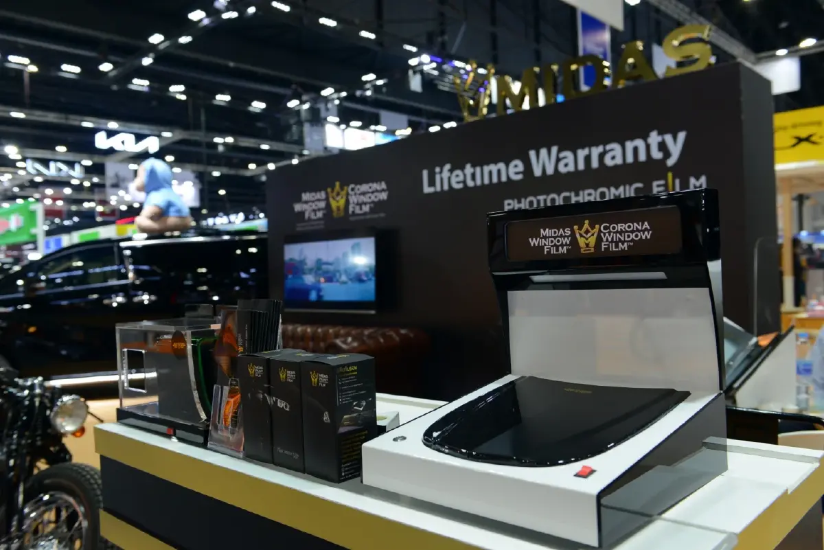 “ไมดาส”รุกตลาดฟิล์มกรองแสงพรีเมี่ยม เปิดตัวงานมอเตอร์โชว์ 2022