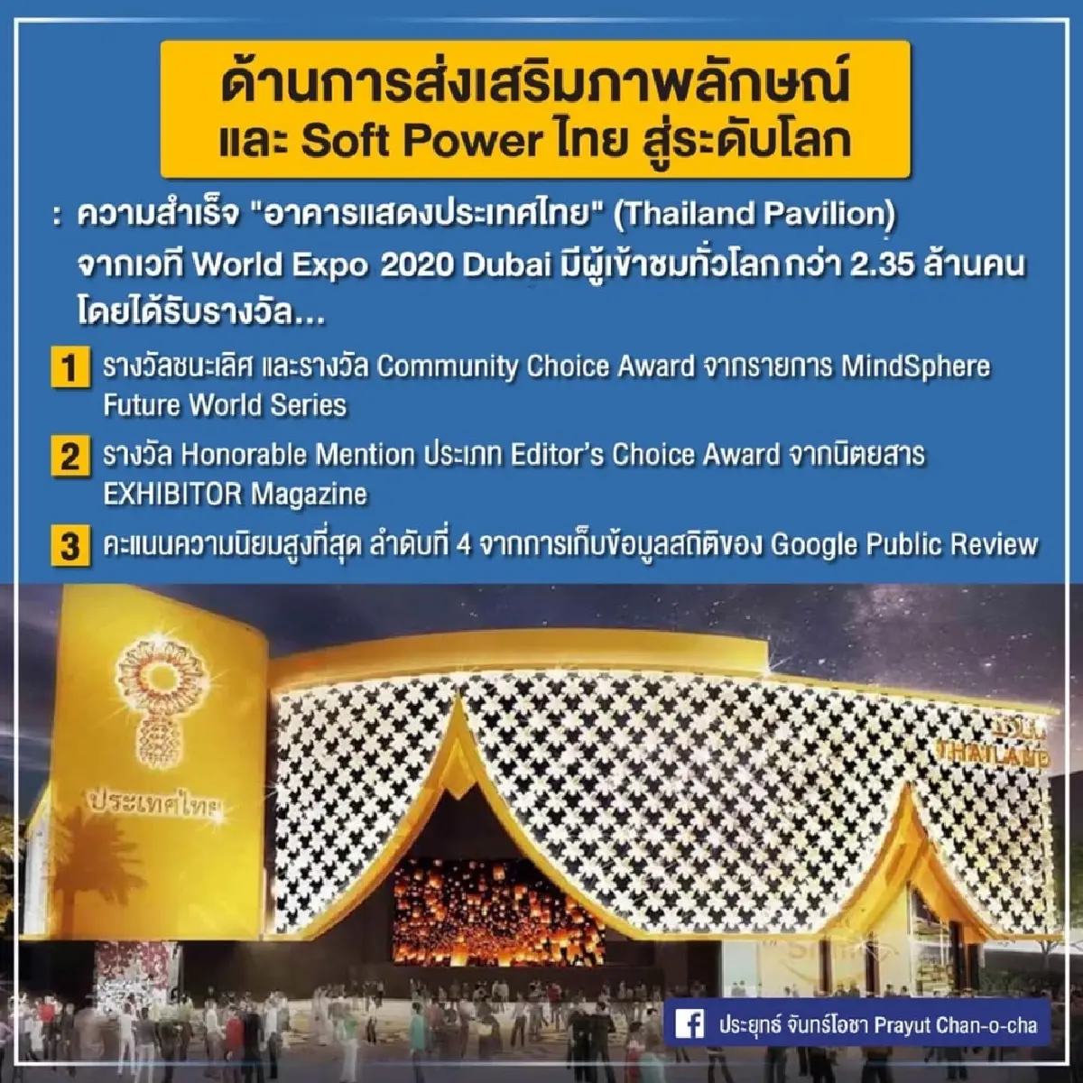 “บิ๊กตู่” ชู 5 ด้าน นำไทยพัฒนาก้าวกระโดด หลังผ่าน 2 มหาวิกฤติ