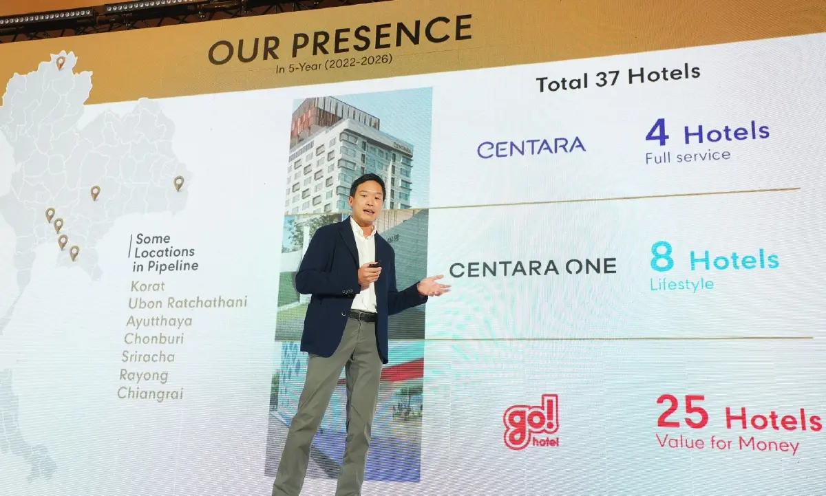 เซ็นทรัลพัฒนาปลุกทราเวลอีโคซิสเต็ม ทุ่มหมื่นล้านบุกธุรกิจโรงแรม