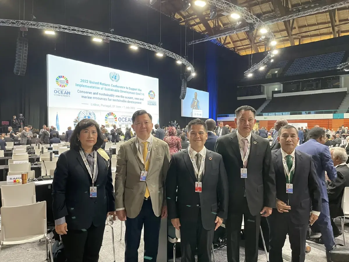 “วราวุธ” นำทีมไทยแลนด์ร่วมประชุม 2022 UN Ocean Conference
