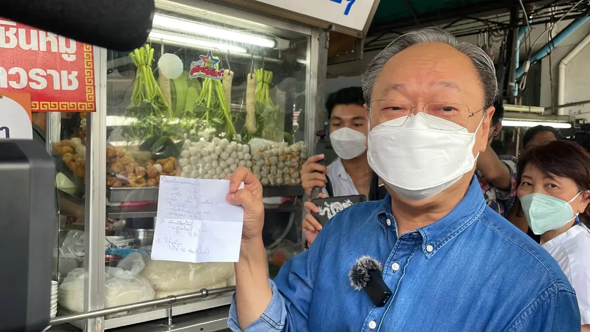 สนธิรัตน์ บุกตลาดบางเขน ฟังปัญหาของแพง จี้รัฐทำงานเขิงรุก แก้ที่ต้นตอ