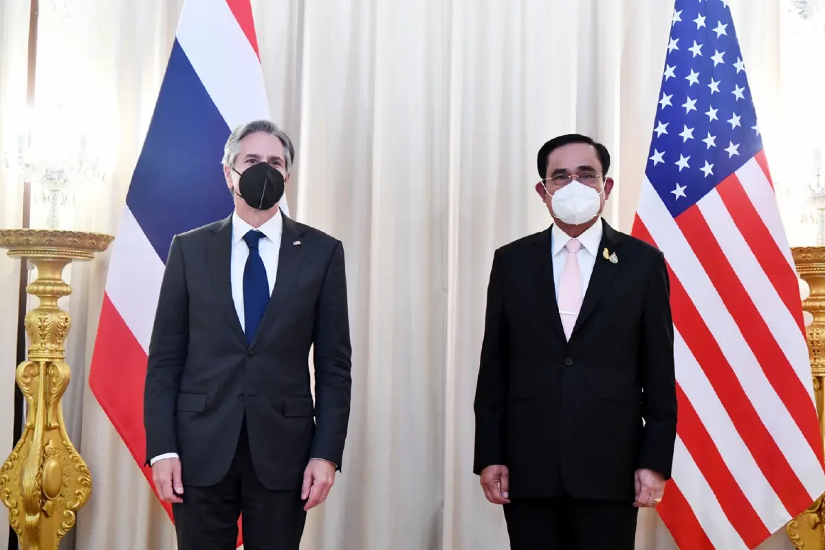 "นายกฯ" ถก รมว.ต่างประเทศ สหรัฐฯ กระชับสัมพันธ์ เดินหน้าหุ้นส่วนยุทธศาสตร์