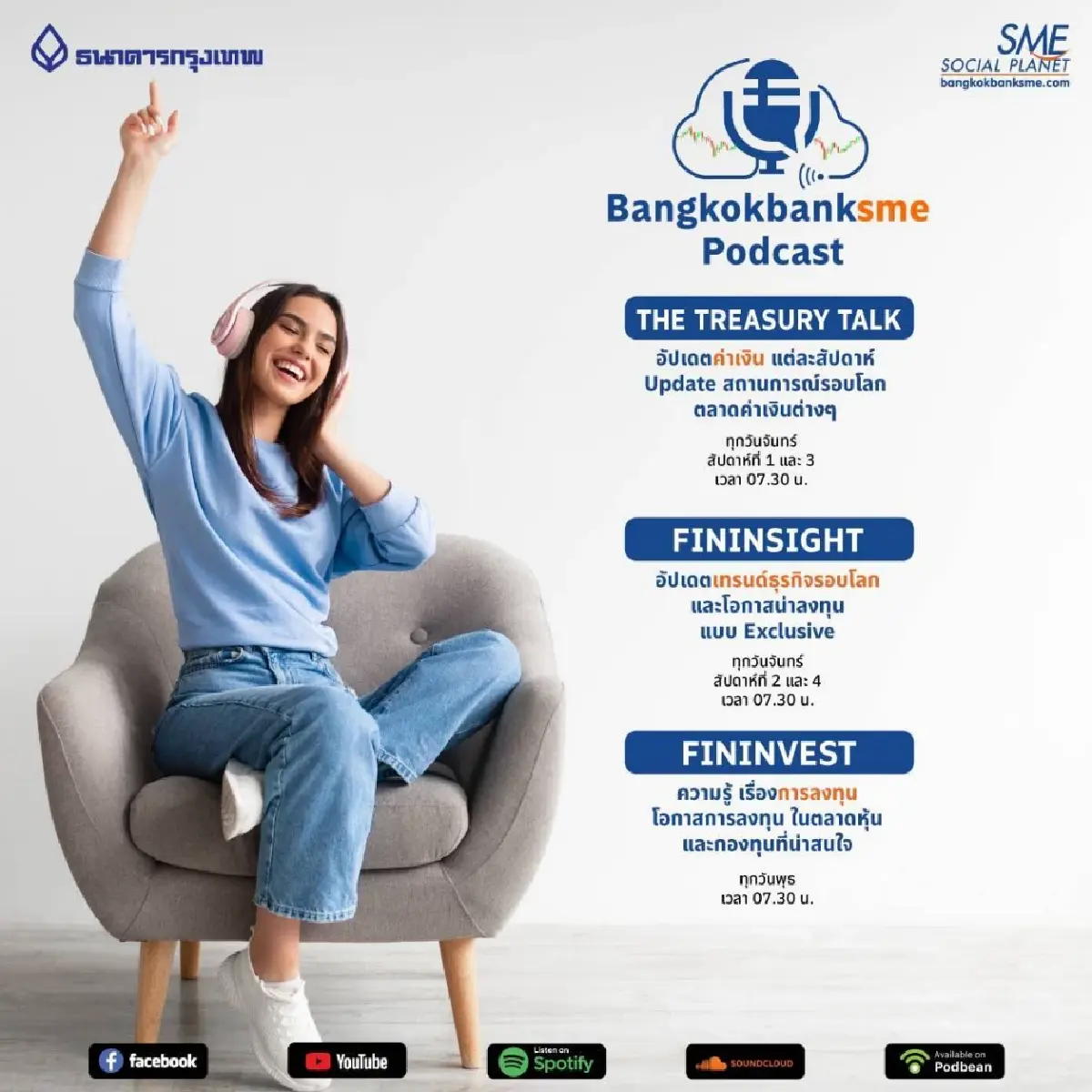 You are listening to BangkokBank SME เกาะติดกระแสค่าเงิน และเศรษฐกิจรอบโลก