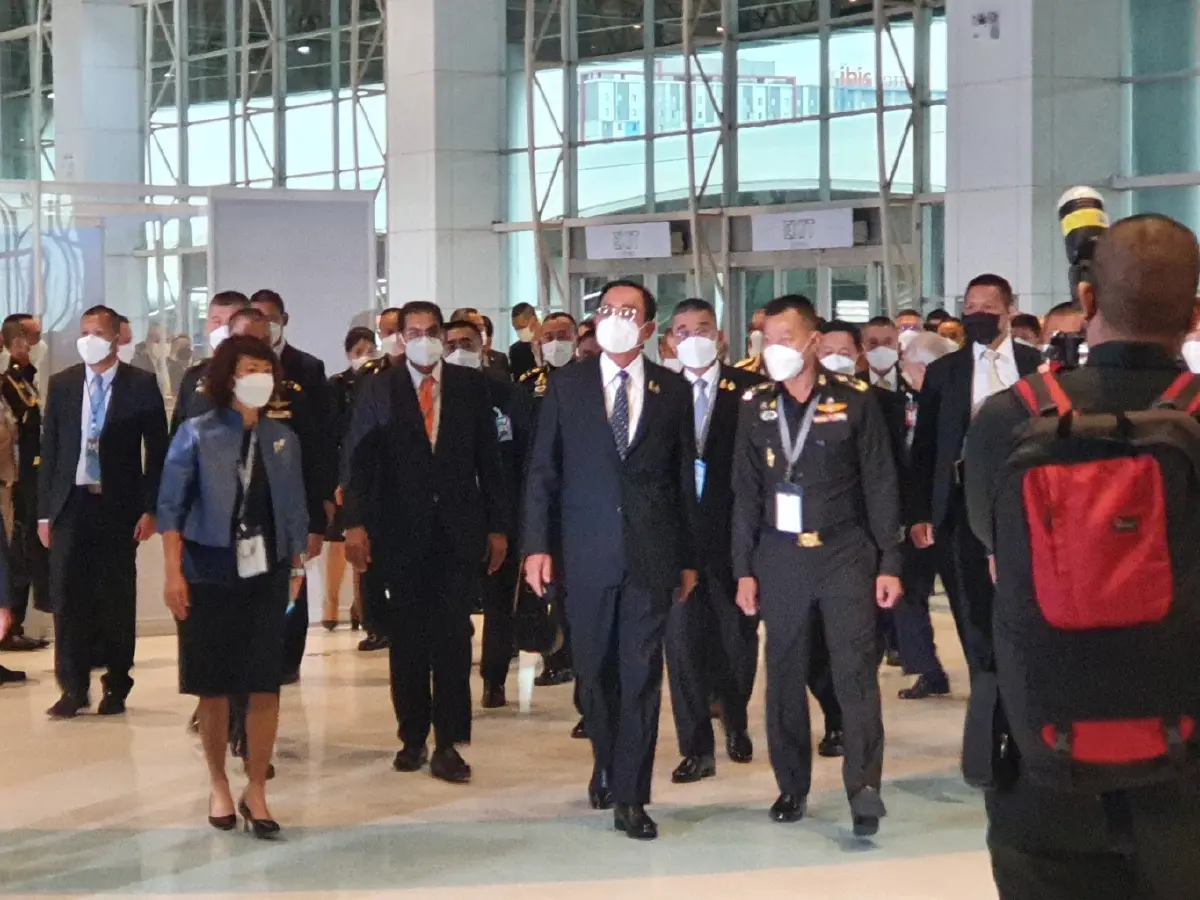 "ประยุทธ์ " ปรากฎตัวต่อสาธารณชนครั้งแรก เปิดงานดีเฟนส์ แอนด์ ซิคิวริตี้ 2022