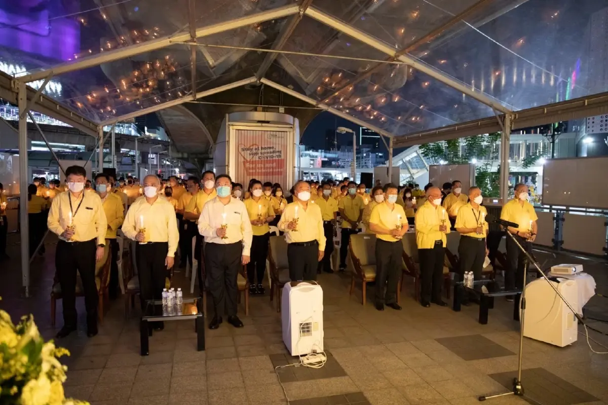 กลุ่มบริษัท บีทีเอส จัดพิธีจุดเทียนถวายพระพรชัยมงคล
