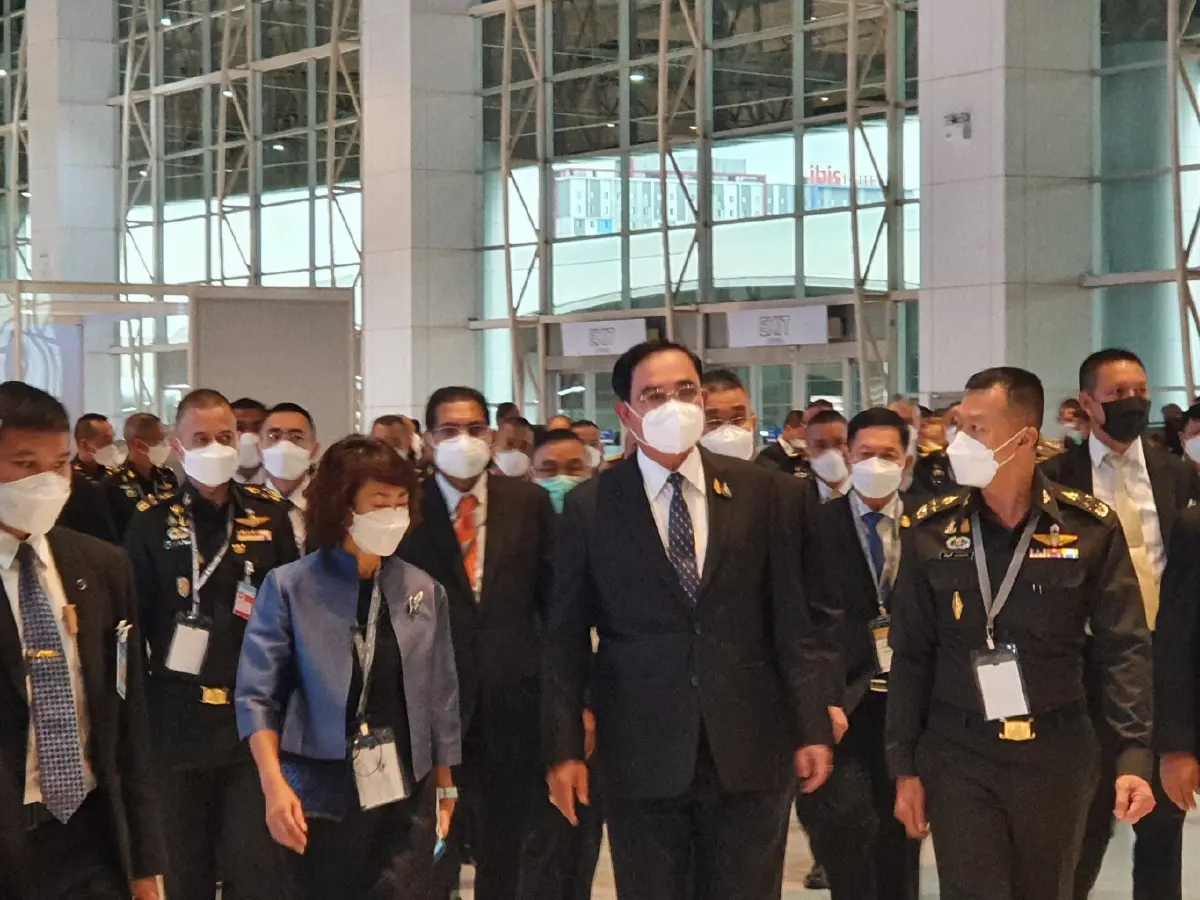 "ประยุทธ์ " ปรากฎตัวต่อสาธารณชนครั้งแรก เปิดงานดีเฟนส์ แอนด์ ซิคิวริตี้ 2022