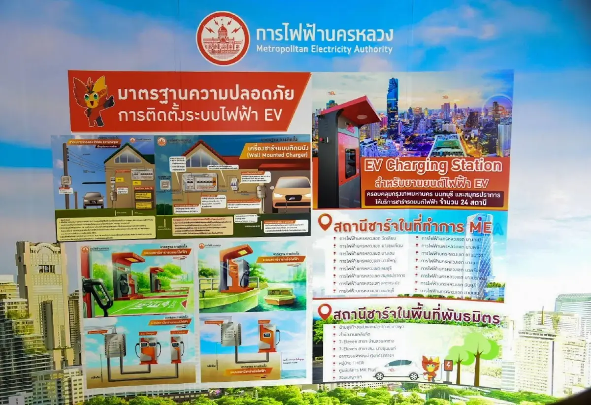 MEA ร่วมโชว์นวัตกรรม EV ในงานแสดงนิทรรศการและการเสวนา "ยานยนต์ไฟฟ้าดัดแปลง : มิติใหม่ของกรุงเทพมหานคร 