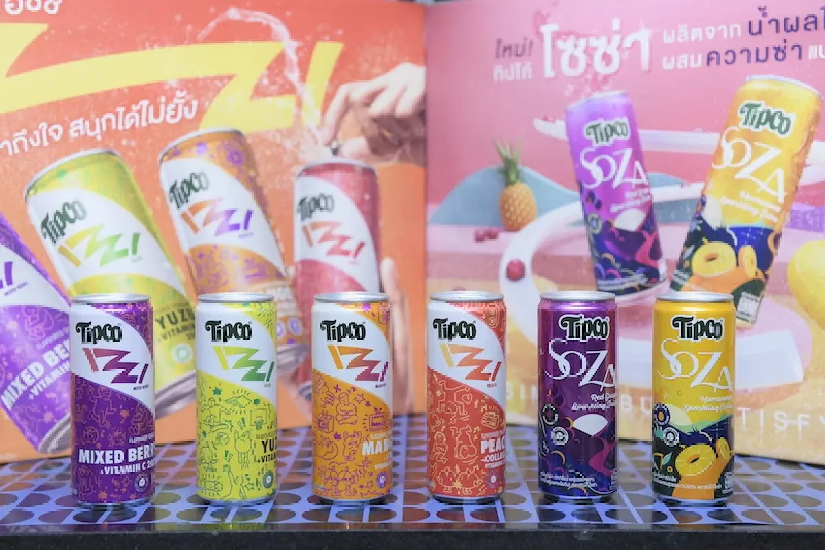 บิ๊กแบรนด์ระเบิดศึกเครื่องดื่มซ่า! ‘ทิปโก้’ ปั้นสินค้าแบ่งเค้กหมื่นล้าน