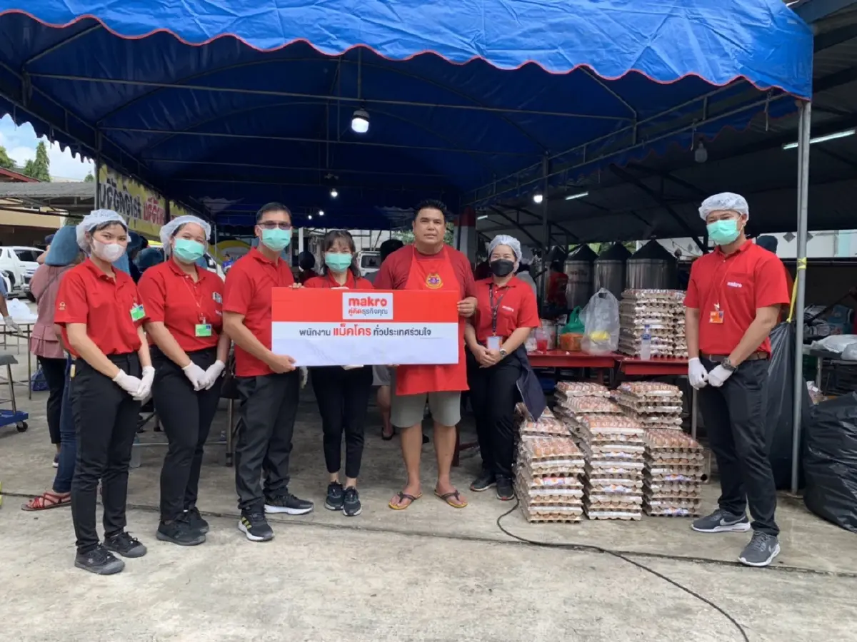 แม็คโคร ร่วมมือภาครัฐและหน่วยงานบรรเทาสาธารณภัย ช่วยเหลือผู้ประสบภัยน้ำท่วม