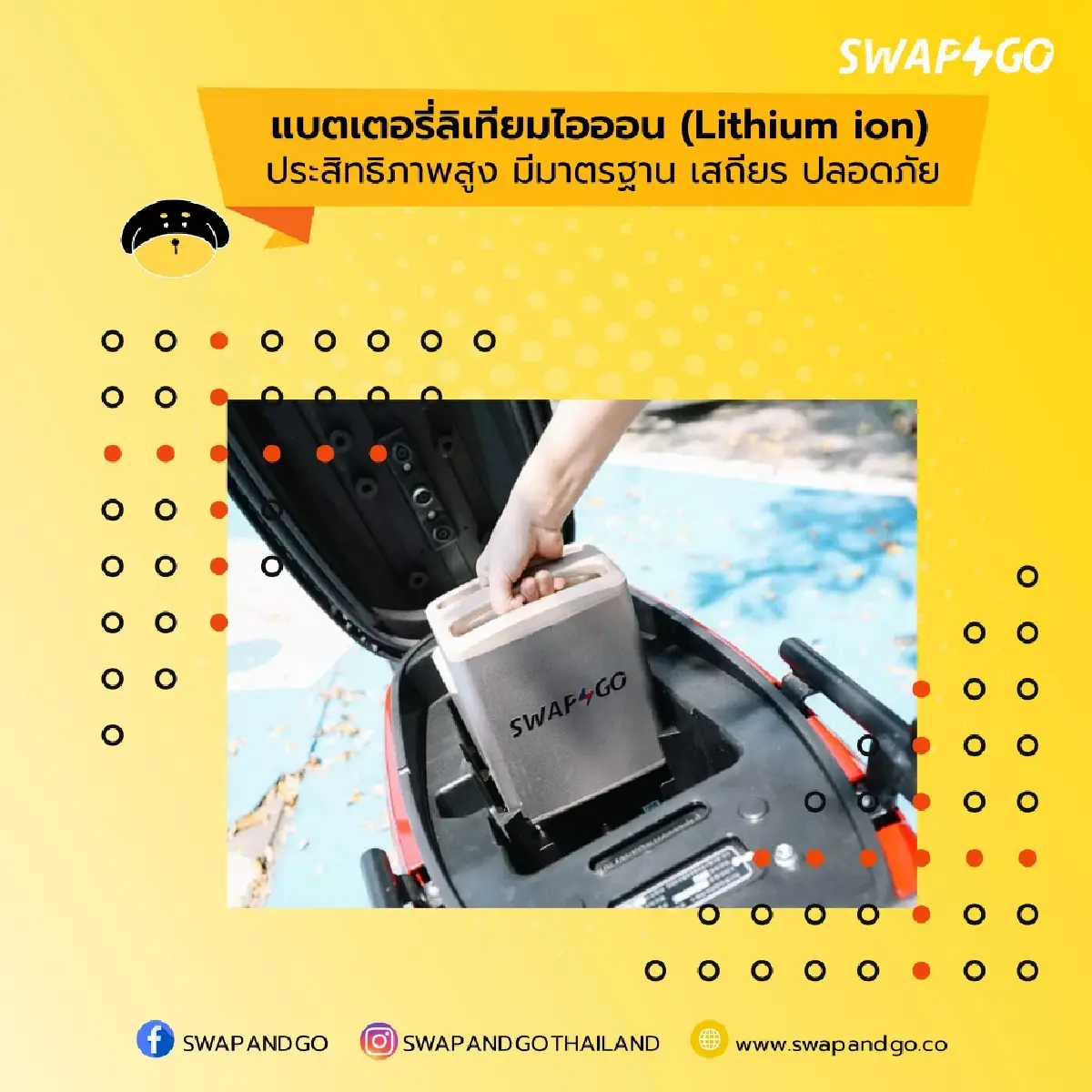 ถอดโมเดลธุรกิจ Swap & Go ตู้สลับแบตฯ "มอเตอร์ไซค์ไฟฟ้า" แบบไม่ต้องรอชาร์จ