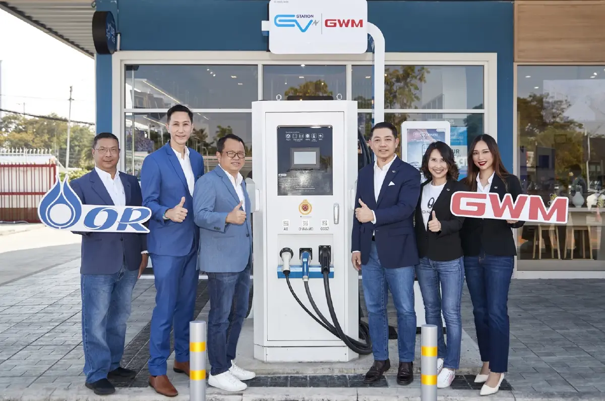 เกรท วอลล์ มอเตอร์ จับมือ OR ติดตั้ง EV Station Pluz I GWM