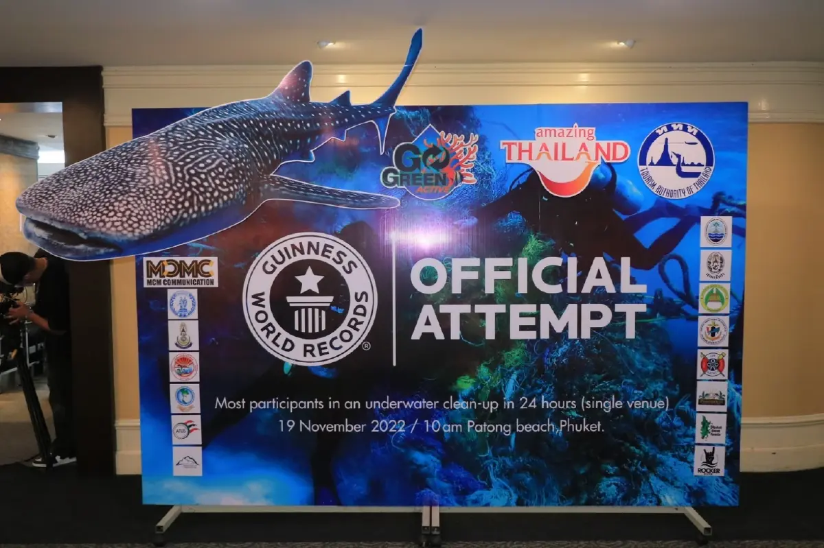 กรมทะเล จับมือ เอ็มซีเอ็ม การท่องเที่ยวฯ และพันธมิตร แถลงข่าว โครงการ "Go Green Active กิจกรรมดำน้ำอนุรักษ์ ทำลายสถิติโลก"