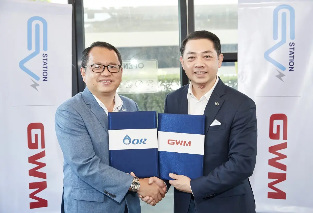 เกรท วอลล์ มอเตอร์ จับมือ OR ติดตั้ง EV Station Pluz I GWM