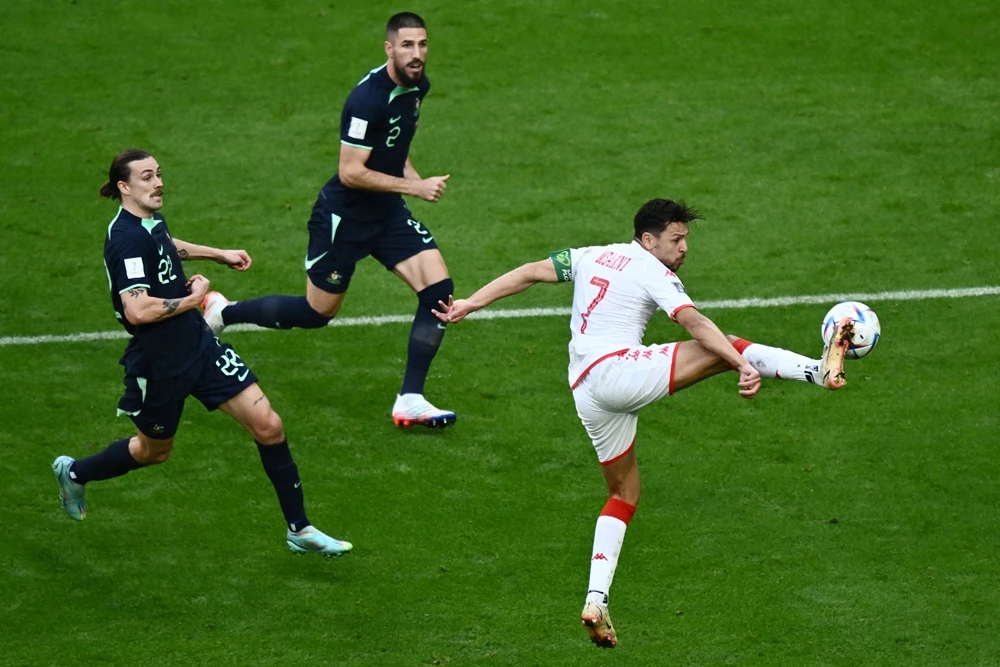 ผลฟุตบอลโลก 2022 "ออสเตรเลีย" ชนะ ตูนิเซีย 1-0 เก็บ 3 แต้ม รั้งอันดับสองกลุ่ม D