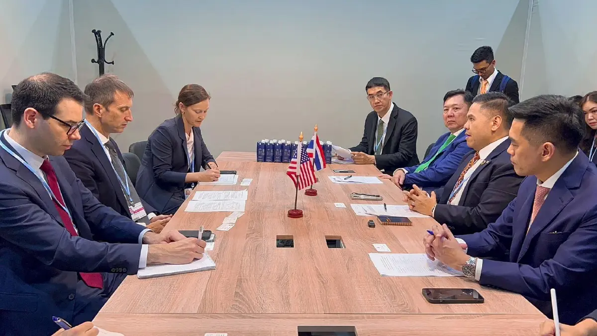 ถกโต๊ะเล็ก "วราวุธ" หารือ อเมริกา  ประเด็นการลดก๊าซมีเทน ซึ่งเป็นปัญหาสำคัญของการเกิด Climate Change ระดับโลก