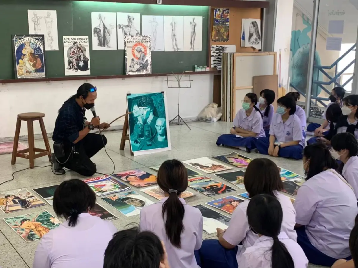 บัญชา อาจารย์ผู้อยู่เบื้องหลัง ภาพวาดอันน่าทึ่งเด็กม.5สาธิต ม.ศิลปากร