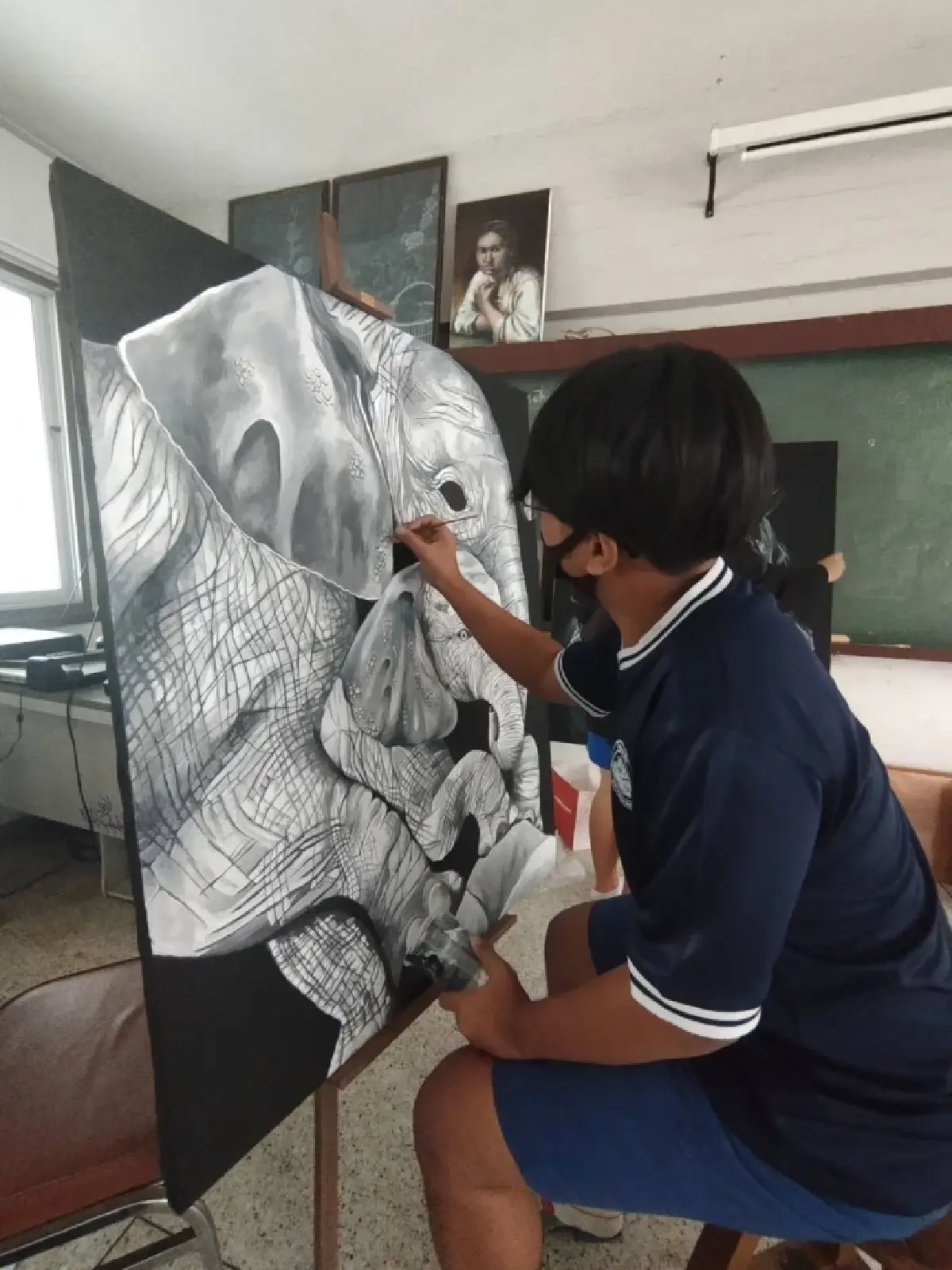 บัญชา อาจารย์ผู้อยู่เบื้องหลัง ภาพวาดอันน่าทึ่งเด็กม.5สาธิต ม.ศิลปากร