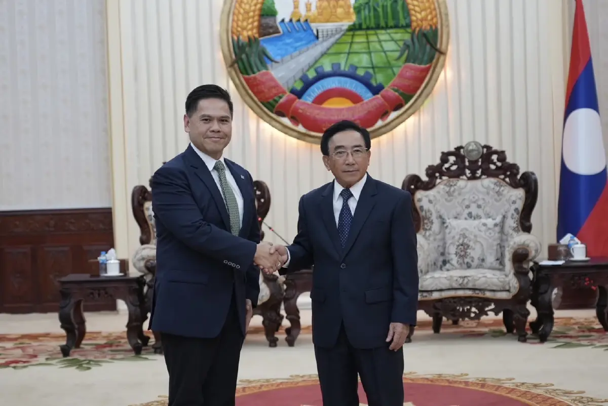 “วราวุธ ศิลปอาชา” เข้าพบ นายกรัฐมนตรี สปป.ลาว แลกเปลี่ยนแนวทางแก้ปัญหาการเปลี่ยนแปลงสภาพภูมิอากาศ