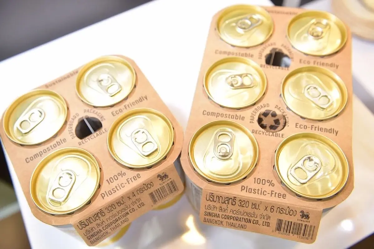 โลกป่วย แบรนด์ปรับ 'สิงห์' เปิดตัวบรรจุภัณฑ์ย่อยสลายได้ 100% รายแรกในเอเชีย