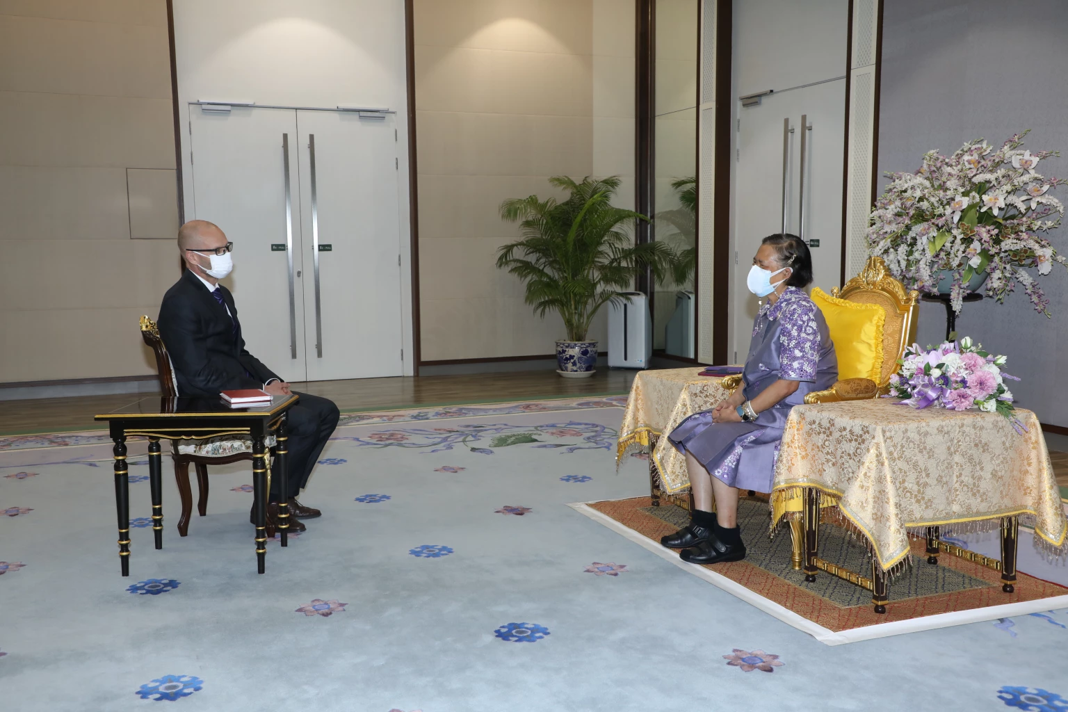 กรมสมเด็จพระเทพฯ พระราชทานพระราชวโรกาสให้ออท.ฟินแลนด์ เฝ้า ฯ ในโอกาสเข้ารับหน้าที่