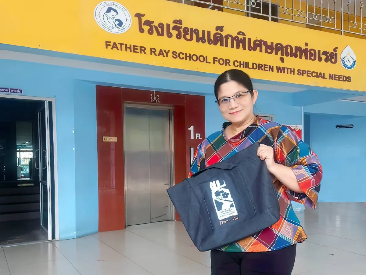 “รร.เด็กพิเศษคุณพ่อเรย์” ชวนคนไทยทำบุญรับเทศกาลตรุษจีน  พร้อมรับกระเป๋าผ้างานแฮนเมดจากน้องๆแทนคำขอบคุณ