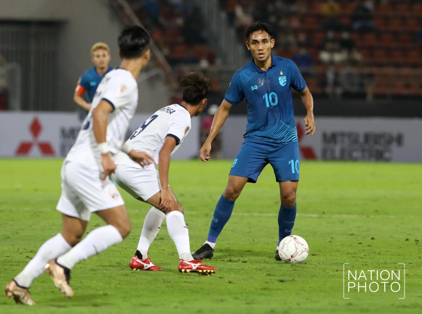 บรรยากาศการแข่งขันฟุตบอล AFF Mitzubishi Electric Cup 2022 ไทย ชนะ กัมพูชา 3-1