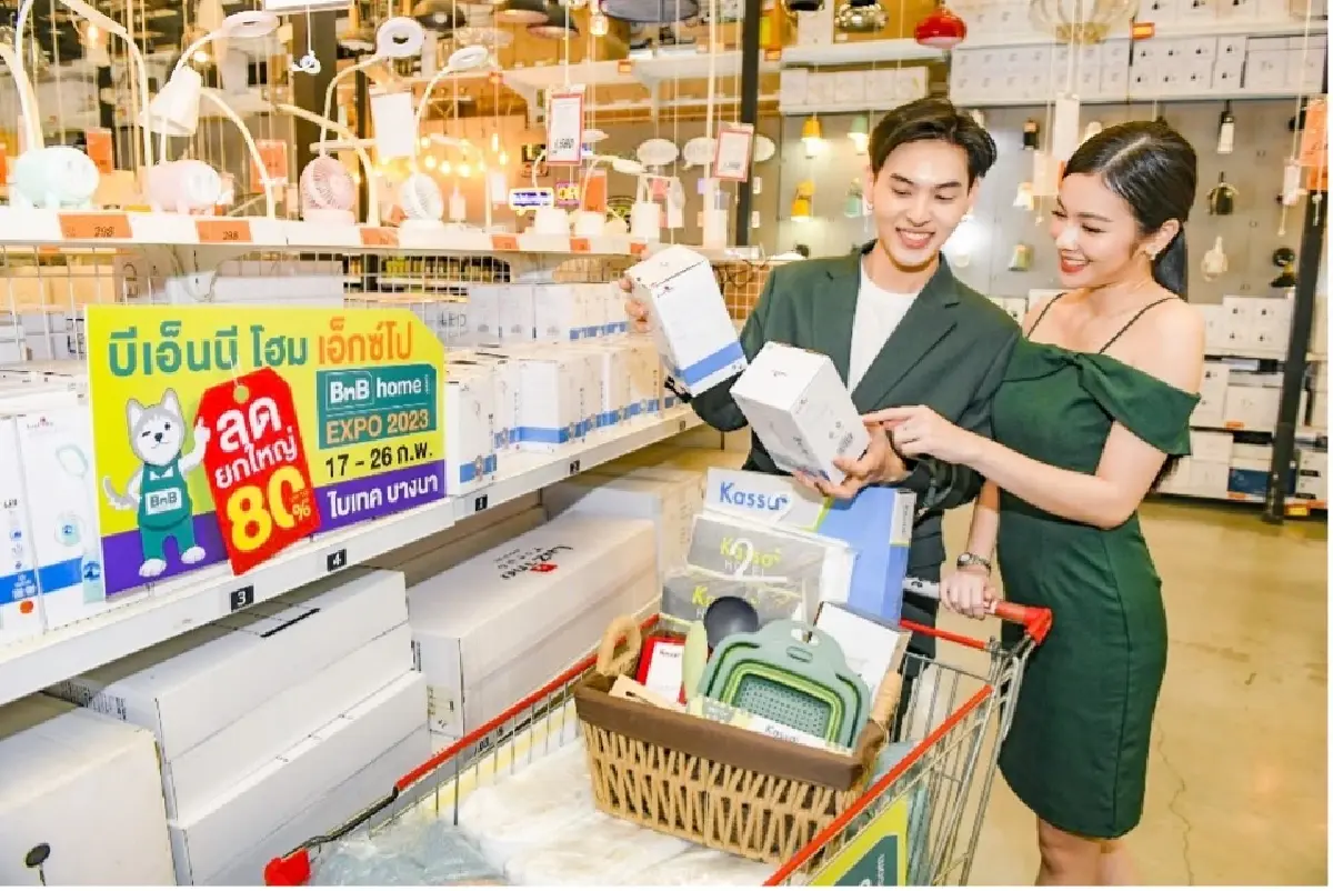 BnB home EXPO 2023 มหกรรมสินค้าเพื่อบ้าน เครื่องใช้ไฟฟ้า ครบจบที่เดียว