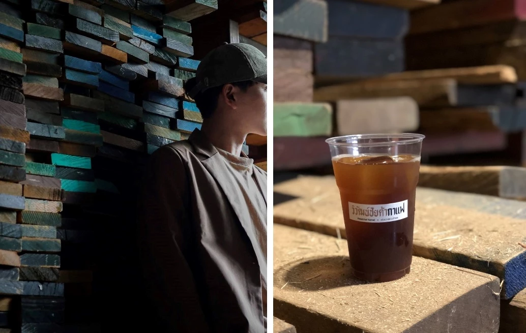 ร้านกาแฟในโรงไม้ วิวัฒน์ชัยค้าไม้ชวนโรงคั่วกาแฟ Stack Coffee เปิดมุมกาแฟ