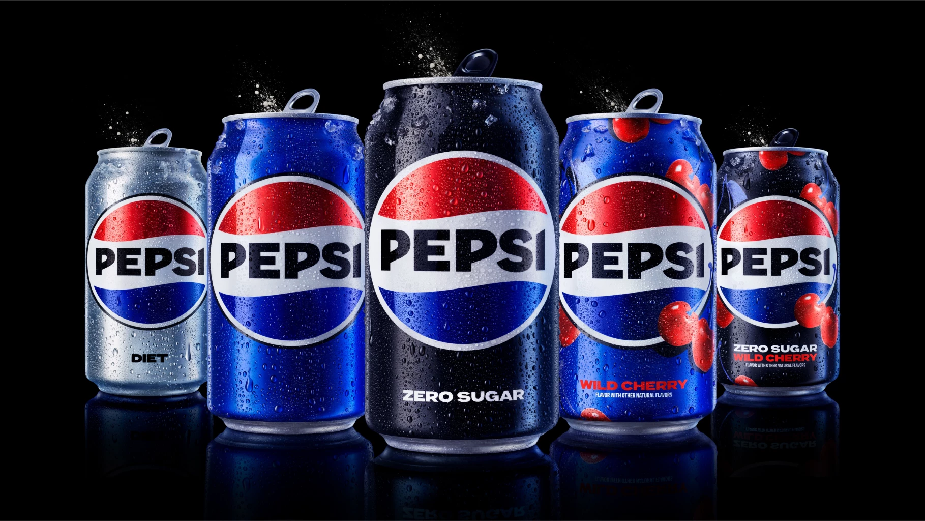 ‘Pepsi’ เปลี่ยนโลโก้ แบบใหม่ มั่นใจขึ้น! ชู ‘สีดำ’ Zero Sugar ทำตลาด