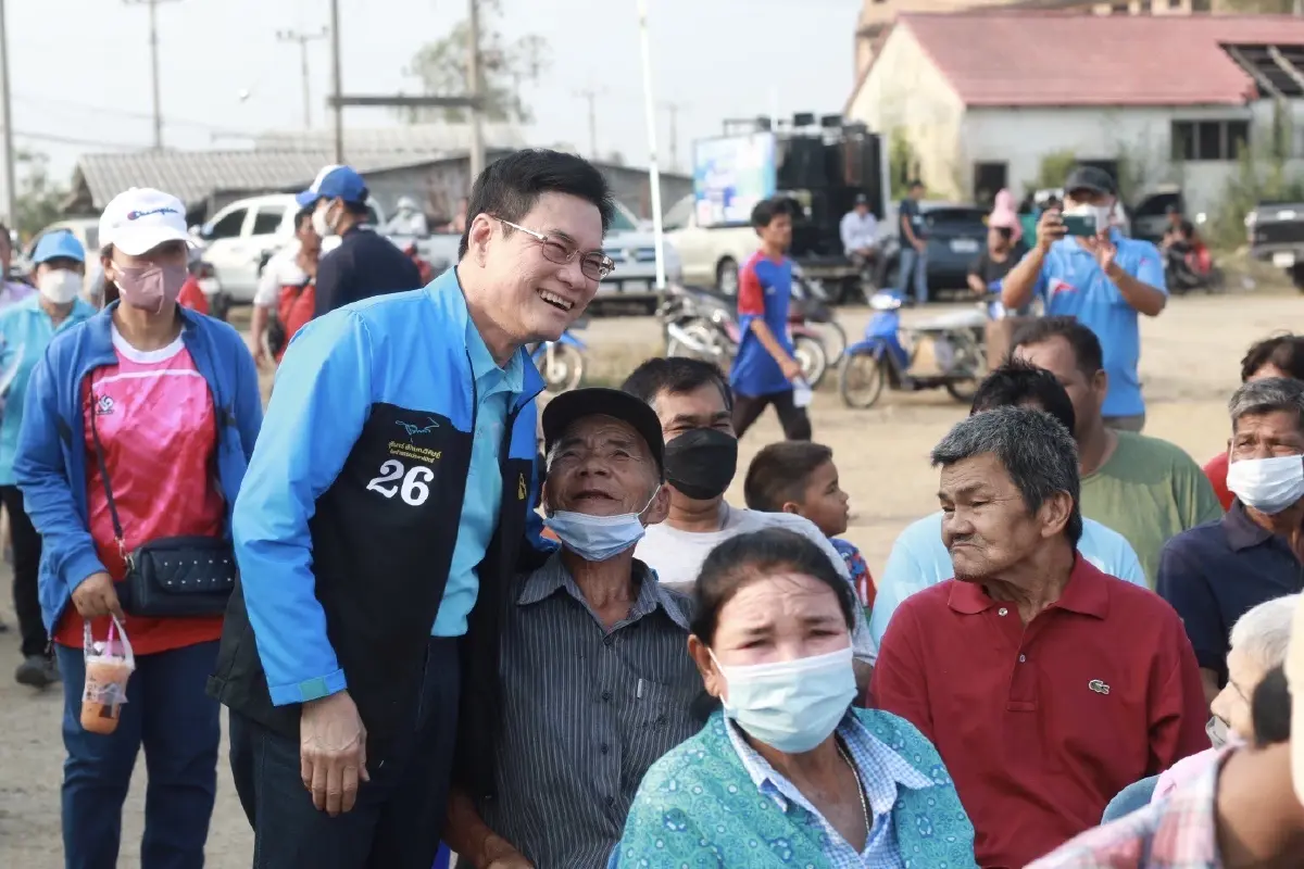 "จุรินทร์" อ้อนขอคะแนนในฐานะเขยคนเมืองเพชร ขอกา ส.ส. เขต 7-7-7