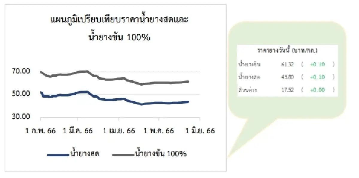 สถานการณ์ยางพารา วันที่ 23 พฤษภาคม 2566