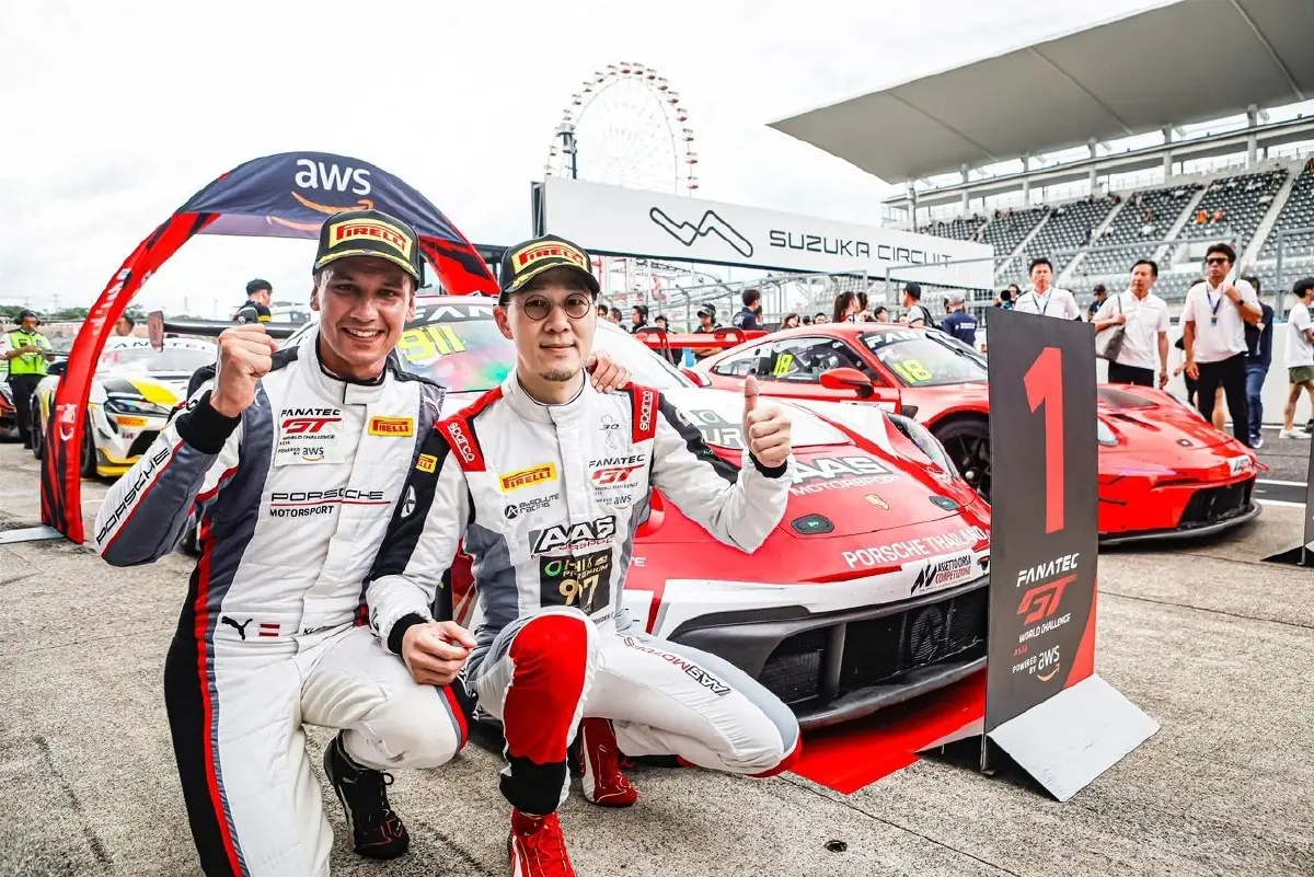 วุฒิกร และทีม AAS Motorsport คว้าชัยสนามที่ 3 'GT World Challenge Asia 2023'
