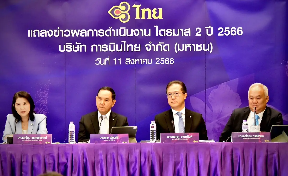 'การบินไทย' คาดออกแผนฟื้นฟูกลางปีหน้า หลังผลประกอบการบวกต่อเนื่อง