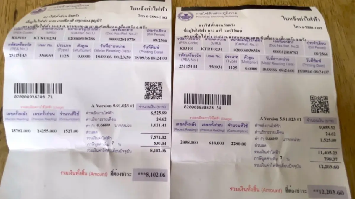 ค่าไฟฟ้างวดใหม่มาแล้ว ชาวบ้านโอดจ่ายสูงกว่าเดิม
