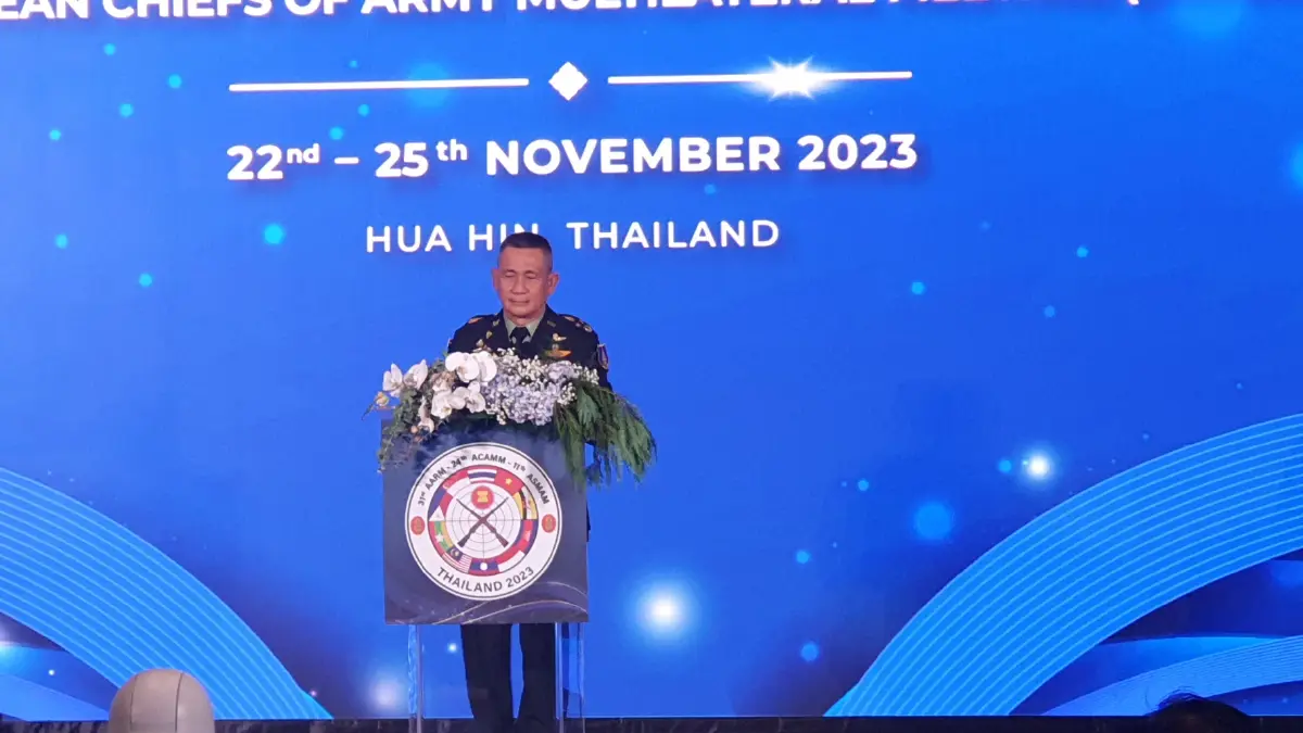 'สุทิน' เปิดประชุม ผบ.ทบ.อาเซียน เสริมสร้างความมั่นคง พื้นที่ภูมิรัฐศาสตร์