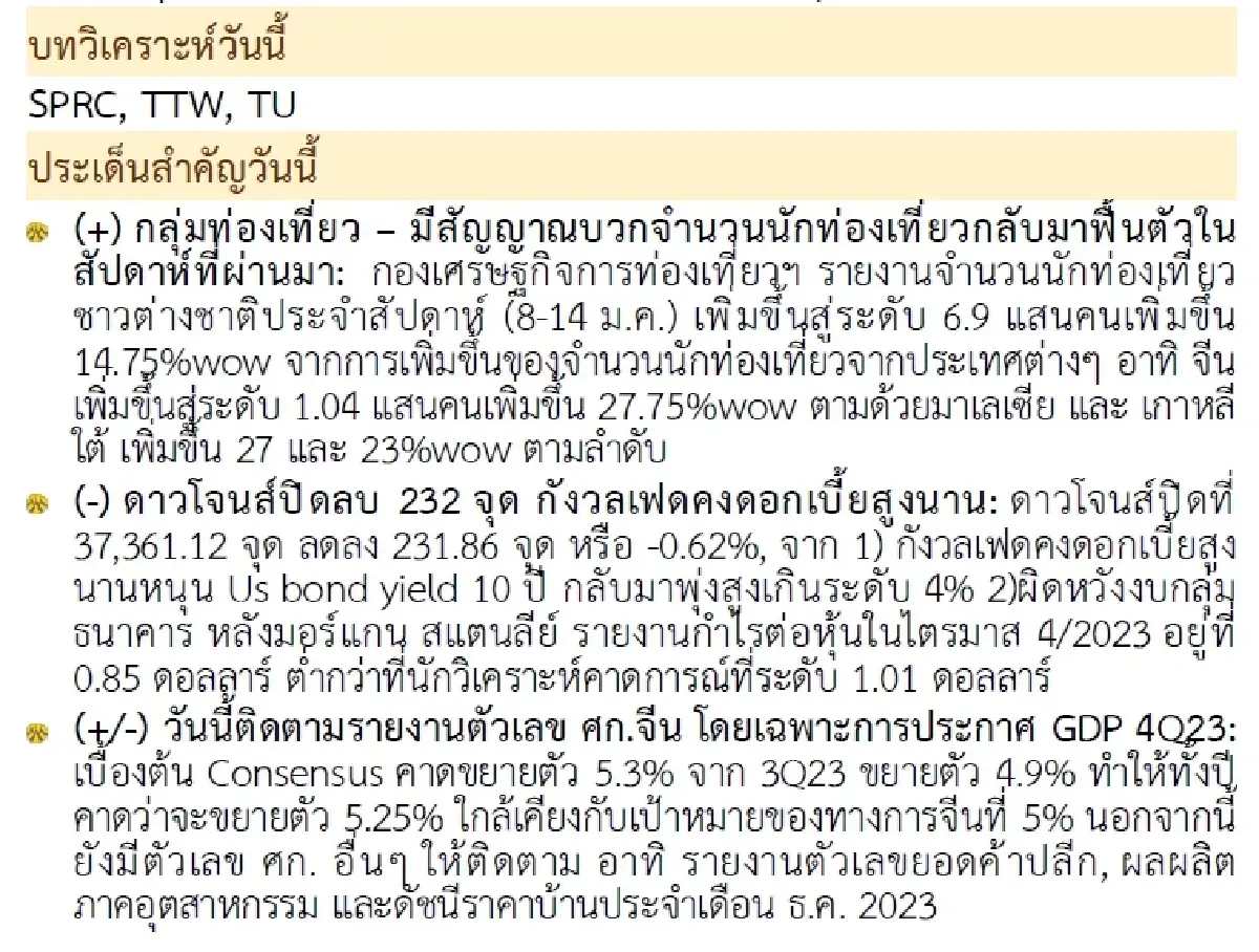 วิเคราะห์แนวโน้มตลาด : บล.กรุงศรี เน้นตั้งรับ