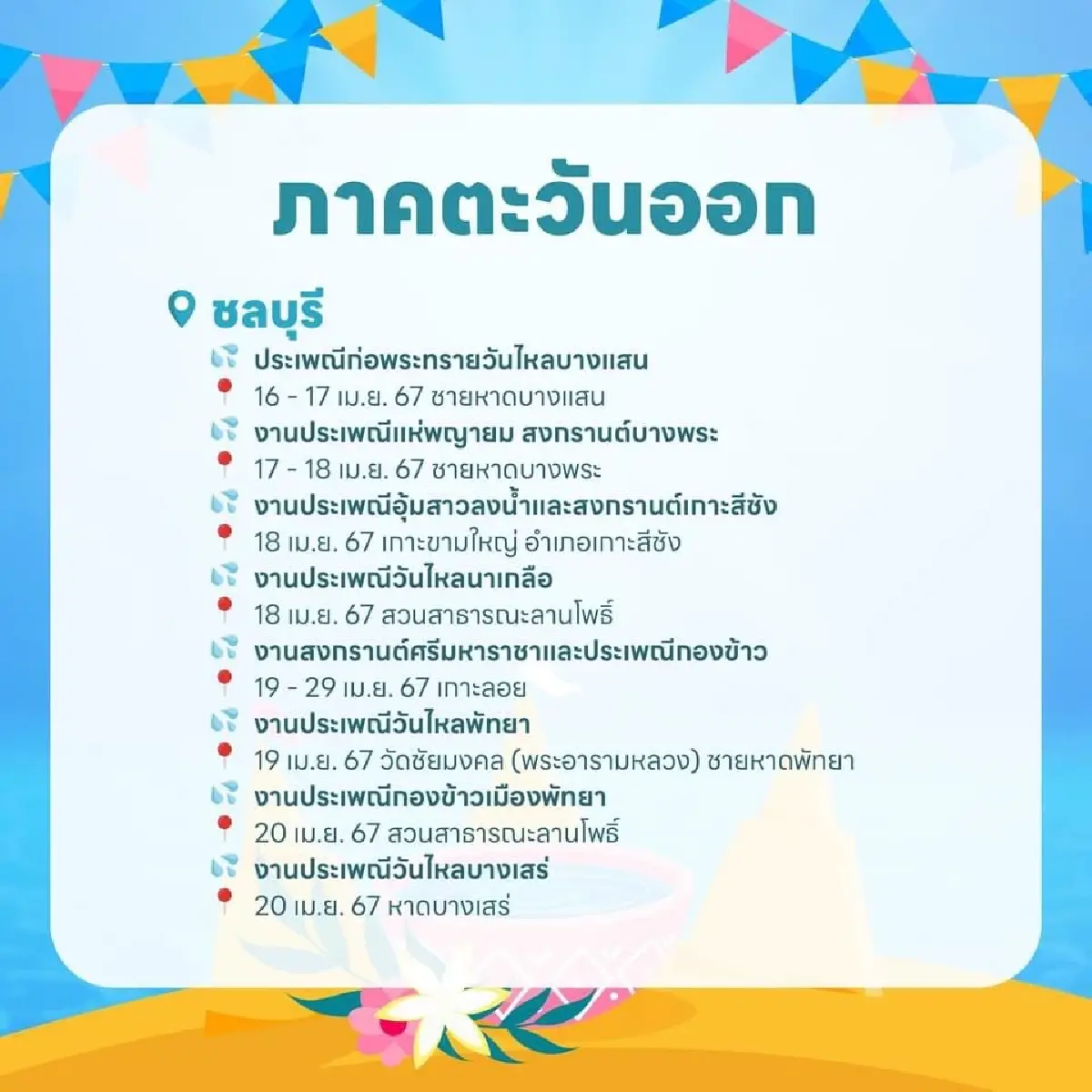 เล่นน้ำ ‘สงกรานต์ 2567’ ได้ที่ไหนบ้าง? รวมพิกัด 5 ภาคทั่วไทย ไว้ให้แล้วที่นี่