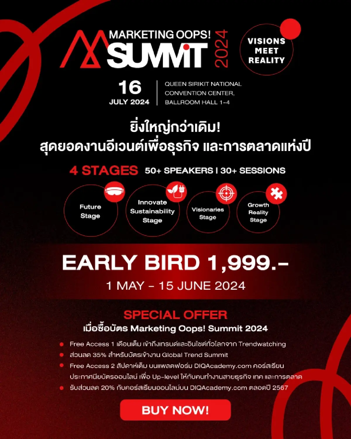 สายธุรกิจ-การตลาด ห้ามพลาด! Marketing Oops! Summit 2024 จัดยิ่งใหญ่กว่าเดิม