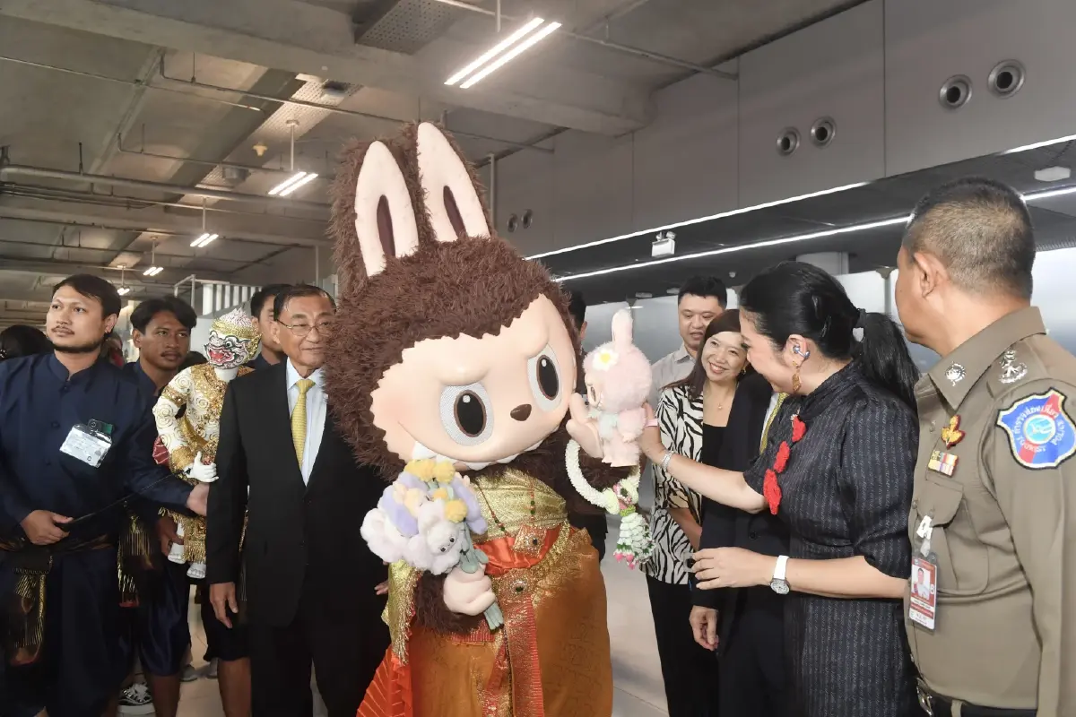 มาสคอต ‘ลาบูบู้’ ถึงไทย ร่วมโปรโมตเส้นทางเที่ยว 5 ไฮไลต์ ดึงชาวจีนตามรอย
