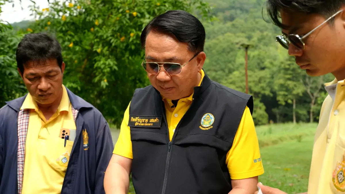 โครงการขุดลอกอ่างเก็บน้ำไทยประจันฯ จ.ราชบุรี เพิ่มประสิทธิภาพการกักเก็บน้ำ