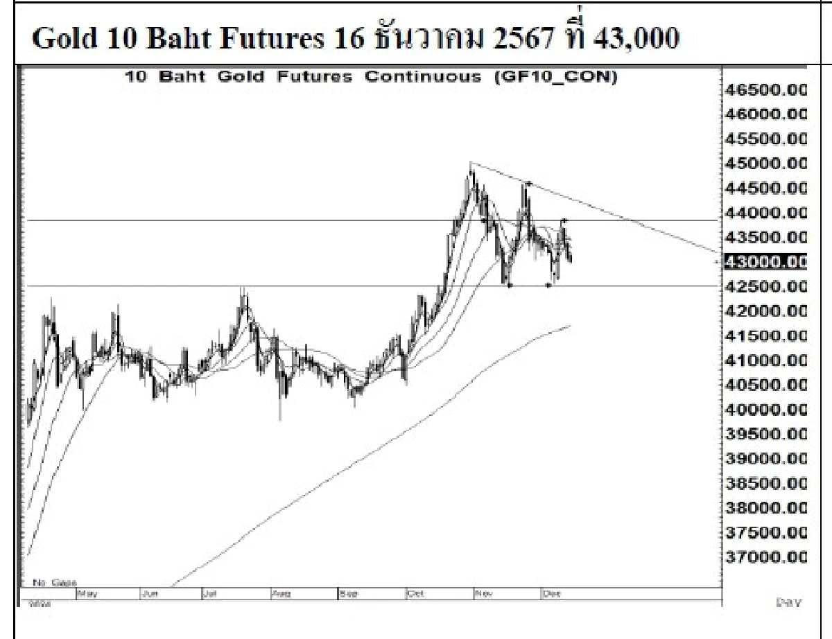 Daily Gold Futures : บล.เคจีไอฯ Spot Gold (Dollar/Troy Ounce) +4.09 2656.26