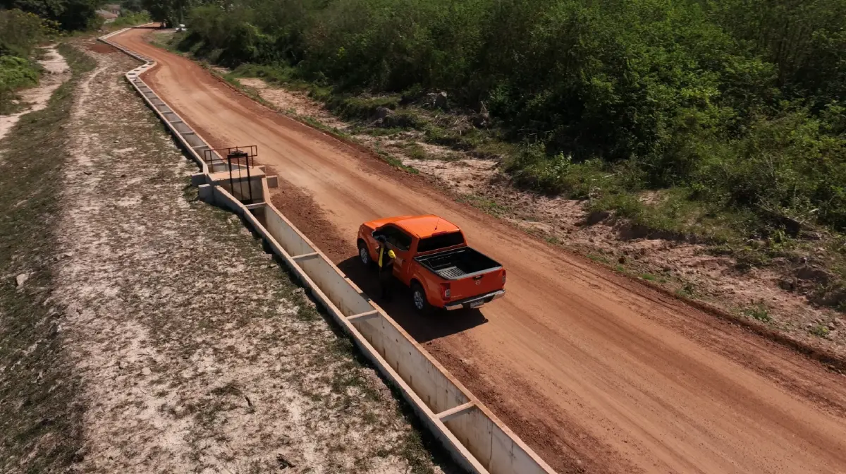 เพิ่มศักยภาพการเก็บกักน้ำ 'อ่างเก็บน้ำหนองสองห้อง' โครงการชลประทานหนองคาย