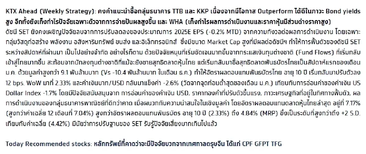 วิเคราะห์แนวโน้มตลาด : บล.กรุงไทย เอ็กซ์สปริง ภาคการผลิตจีน