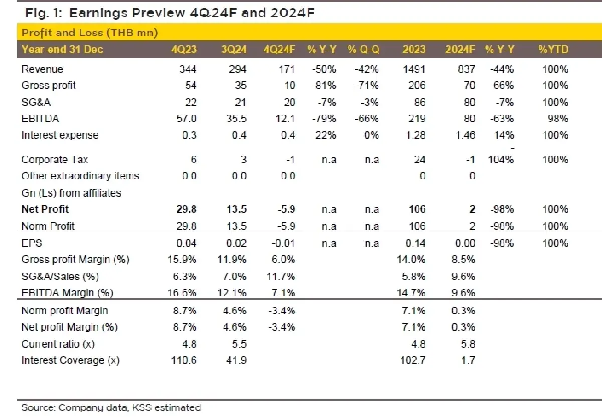 วิเคราะห์หุ้นรายตัว : บล.กรุงศรี PYLON คาด 4Q24F ขาดทุน แต่กลับมาเด่น 2025F
