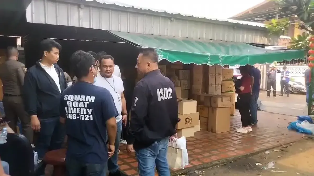 บช.น. ร่วม อย. บุกค้นโกดังกลางกรุง ยึดยาปลอมมูลค่า 100 ล้านบาท