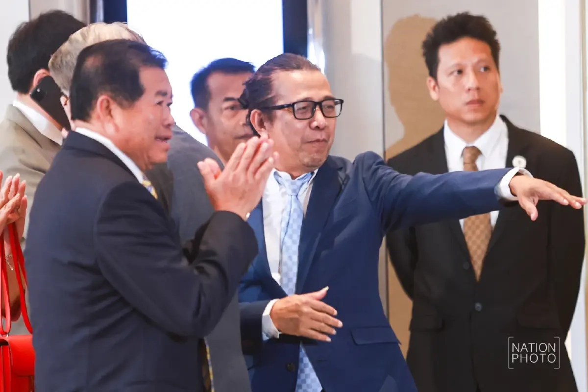 ชื่นมื่น! ชมภาพบรรยากาศ งานวิวาห์ "ธนกร-แคทลีน" นักการเมือง คนดัง แห่ยินดี