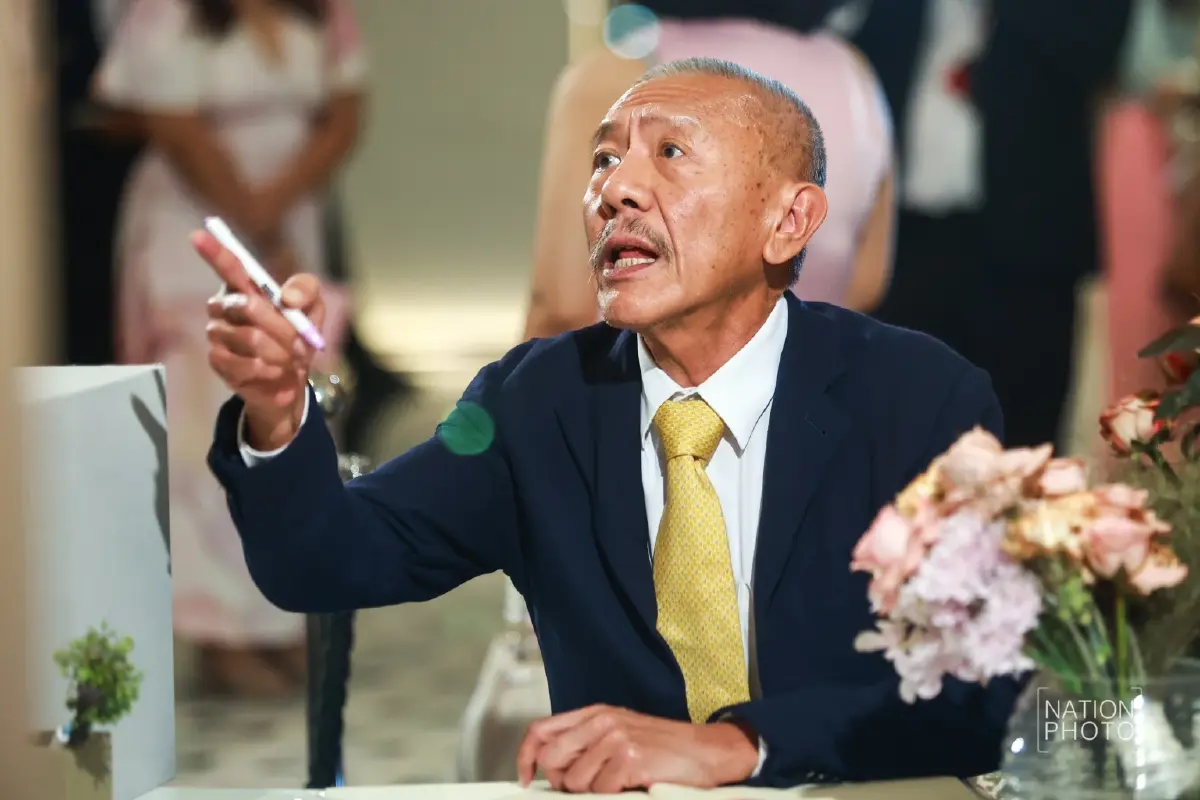 ชื่นมื่น! ชมภาพบรรยากาศ งานวิวาห์ "ธนกร-แคทลีน" นักการเมือง คนดัง แห่ยินดี